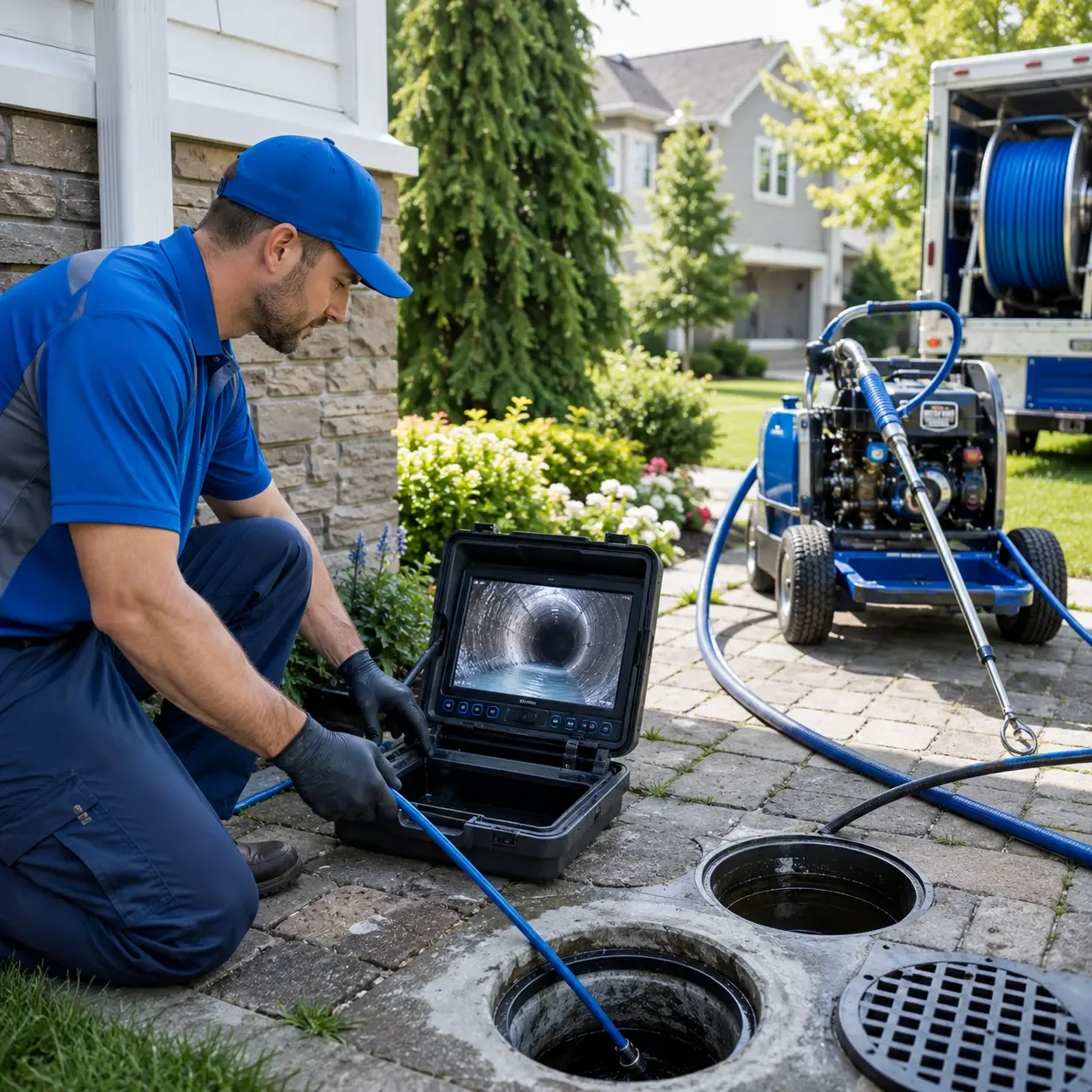Outdoor drain cleaning professionals serving Durham, NH