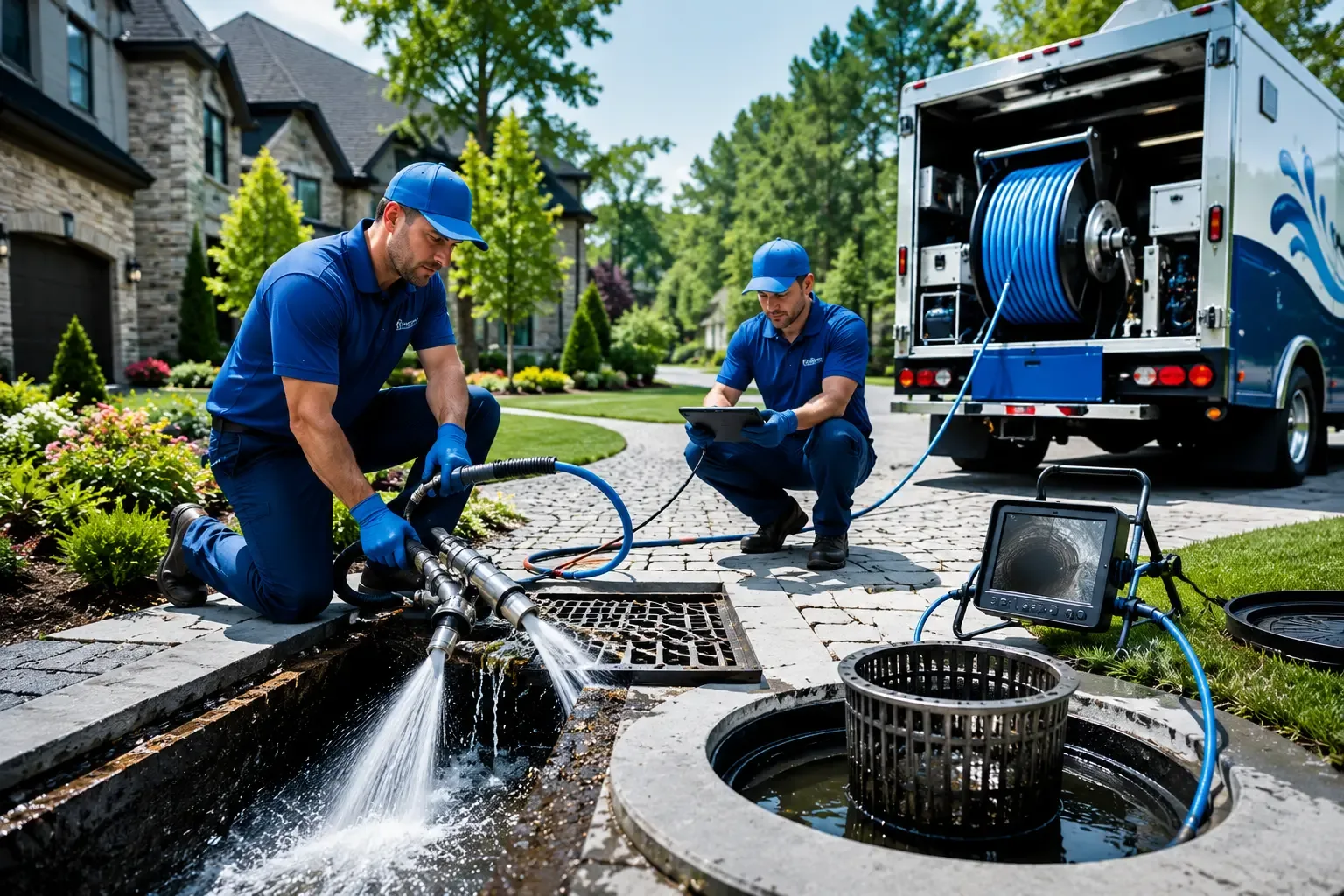 Local outdoor drain cleaning professionals in Durham, NH